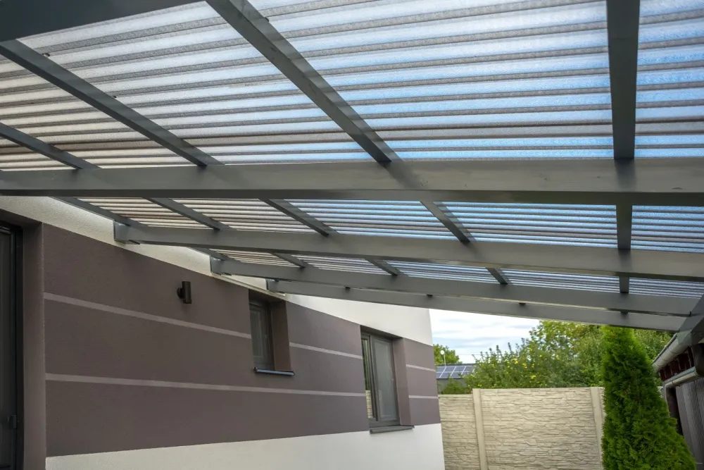toit en polycarbonate